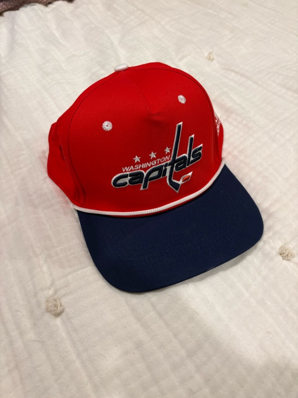 Washington Capitals Red & Navy Baseball Hat